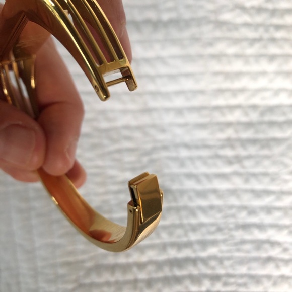 Tory Burch Gold Tone Fitbit bracelet watch band - Picture 4 of 8